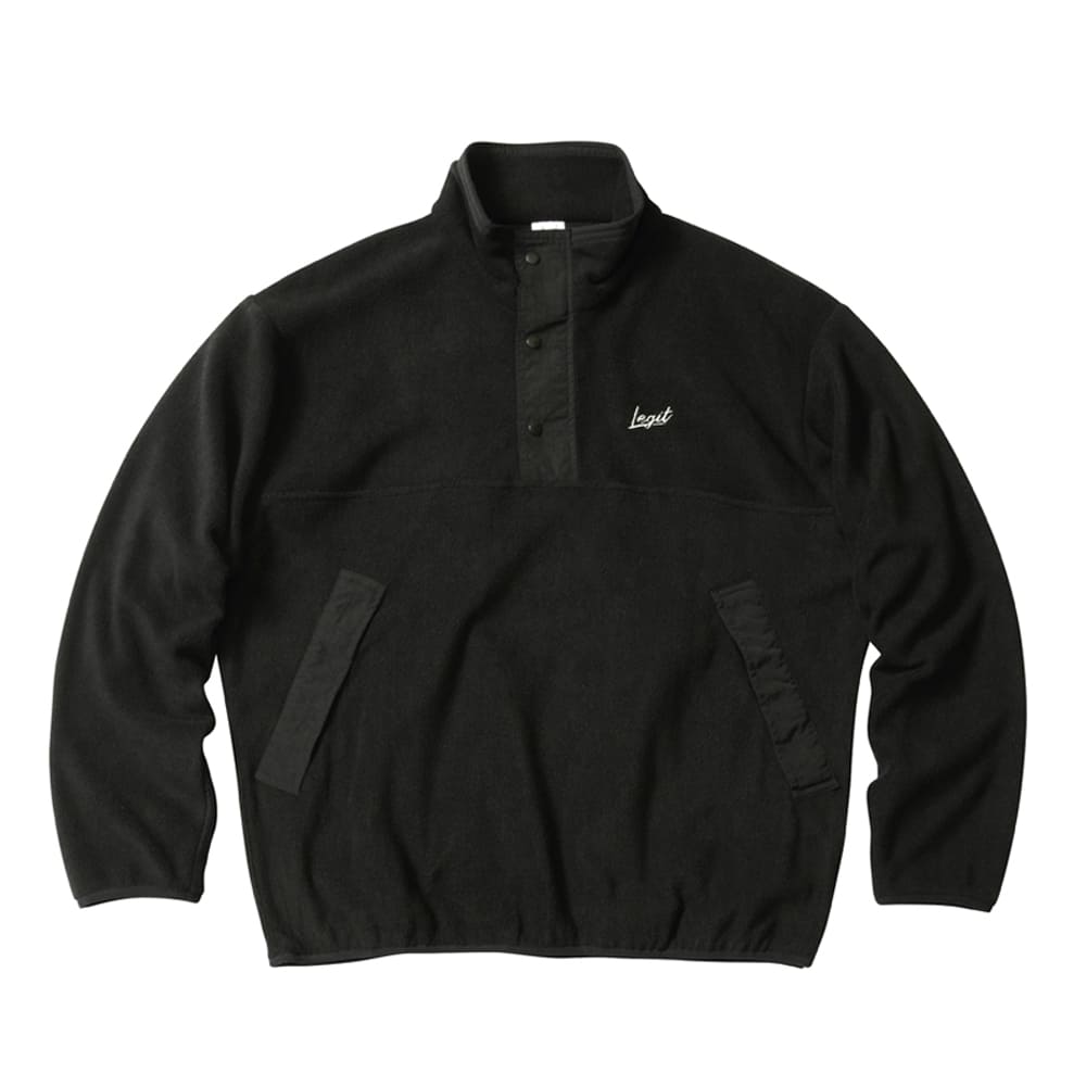 LEGIT フリースジャケット【Nostalgic Fleece】BLACK 2502-1012