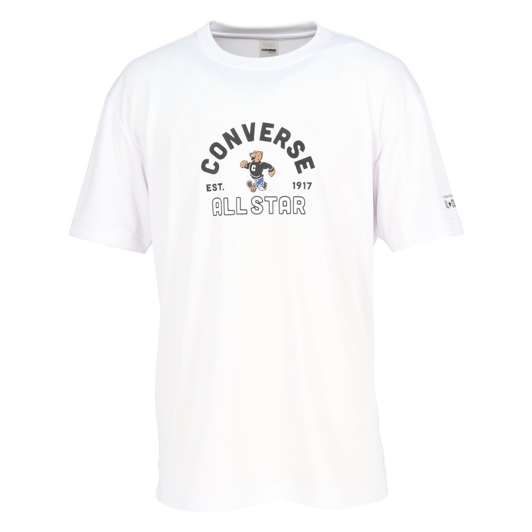コンバース プリントTシャツ【CB251356 1100】ホワイト