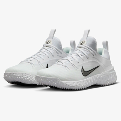 NIKE ハラチ9 エリート TURF ラクロスシューズ ホワイト/ブラック NIKE ハラチ9 エリート TURF ラクロスシューズ ホワイト/ブラック