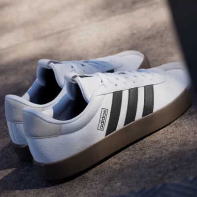 adidas VL コート3.0 シューズ ホワイト×ブラック ID8797【日本 adidas VL コート3.0 シューズ ホワイト×ブラック ID8797【日本