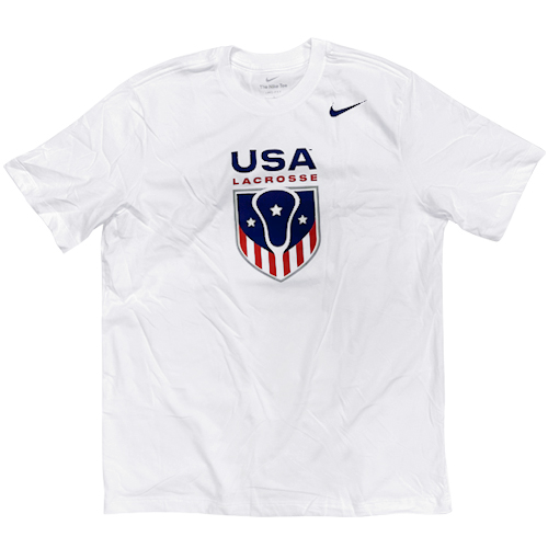 USA LACROSSE NIKE ラクロスTシャツ ホワイト | ラクロス用品専門店