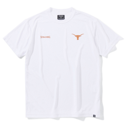 スポルディング Tシャツ テキサス ホーン プリント【SMT23042TX】ホワイト