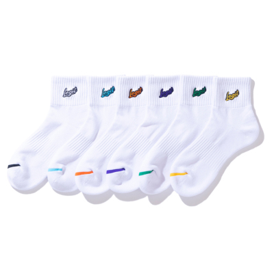 LEGIT ショートソックス【BRUSH UP SHORT SOCKS】ホワイト/サックス SO